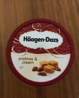 Mängden socker i Haagen Dazs Pralines & cream