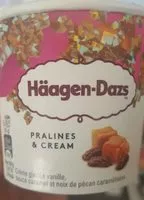 Mängden socker i Häagen-Dazs Pralines & Cream