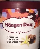 Mängden socker i Ice cream vanilla caramel brownie
