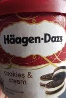 Mängden socker i häagen-dazs cookies and cream