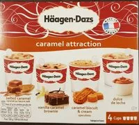 Mängden socker i 4 mini pots - Caramel Attraction