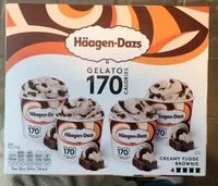 Mängden socker i Gelato Creamy Fudge Brownie 170 Calories