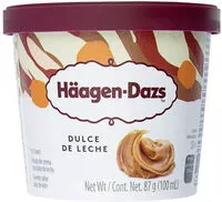 Mängden socker i Sorvete Dulce De Leche Häagen Dazs Pote 100ml