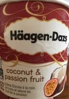 Mängden socker i Glace haagen dazs coconut passion fruit