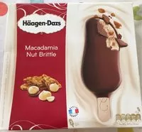Mängden socker i Crème Glacée Macadamia Nut Britle