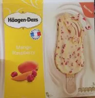 Mängden socker i Bâtonnets à la mangue et sauce à la framboise