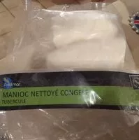 Mängden socker i Manioc nettoyé congelé