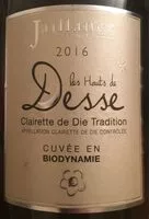 Mängden socker i Clairette de Die