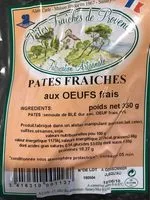 Mängden socker i Pates fraiches de provence