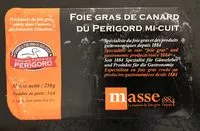 Mängden socker i Foie Gras de canard du Perigord Mi-Cuit