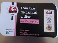 Mängden socker i Foie gras de canard entier du Périgord