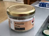 Mängden socker i Rillette d oie