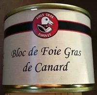 Mängden socker i Bloc de foie gras de canard