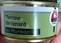 Mängden socker i Terrine de canard au monbazillac