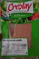Mängden socker i Pâté de foie de volaille