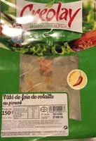 Mängden socker i Pâté de foie de volaille au piment