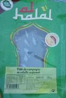 Mängden socker i Paté de campagne de volaille au piment