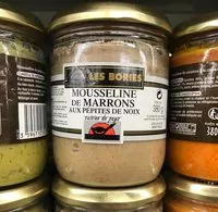 Mängden socker i Mousseline de marron au pepite de noix