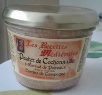 Mängden socker i Pastez de Cochonaille à l'émincé de poireau devenu au fil du temps Terrine de campagne