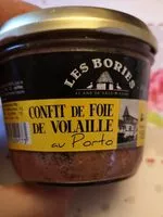 Mängden socker i Confit de foie de volaille au Porto