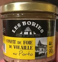 Mängden socker i Confit de foie de volaille au porto