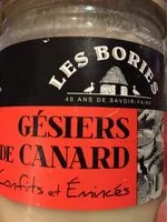 Mängden socker i Gesier de canard