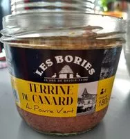 Mängden socker i Terrine de canard au poivre vert