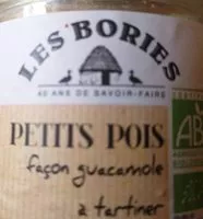 Mängden socker i Petits pois façon guacamole à tartiner