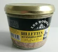 Mängden socker i Rillettes de canard et porc au magret fumé