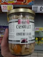 Mängden socker i Cassoulet au confit de canard