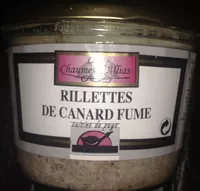 Mängden socker i Rillettes de canard fumé