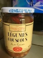Mängden socker i Legumes couscous
