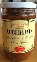 Mängden socker i Aubergines cuisinées à la tomate et au basilic