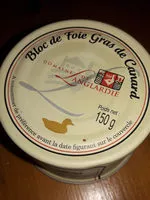 Mängden socker i 150G Bloc Foie Gras Canard