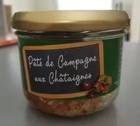 Mängden socker i Pâté de campagne aux châtaignes