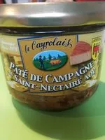 Mängden socker i pâté de campagne