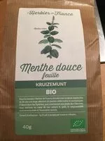 Mängden socker i MENTHE DOUCE feuille sachet 40g*