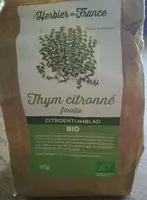 Mängden socker i THYM CITRONNÉ feuille sachet 50g*