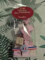Mängden socker i Nougat des Flandres