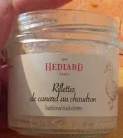 Mängden socker i Rillettes de canard au chardon