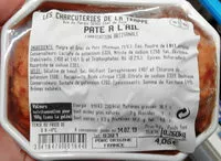 Mängden socker i Pâte à l'ail