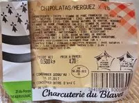 Mängden socker i Chipolatas/Merguez *10