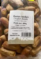 Mängden socker i Dattes Séches Deglet Baida