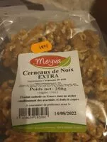 Mängden socker i Cerneaux de noix extra