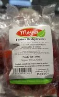 Mängden socker i Fraises déshydratées