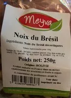 Mängden socker i Noix du bresil
