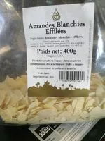 Mängden socker i Amandes Blanchies Effilées