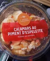 Mängden socker i Calamars au piment d'Espelette marinés aux poivrons
