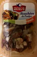 Mängden socker i Bouchées de Poulpe