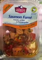 Mängden socker i Tapas Saumon fumé tomates séchées & poivrons grillés marinade au citron